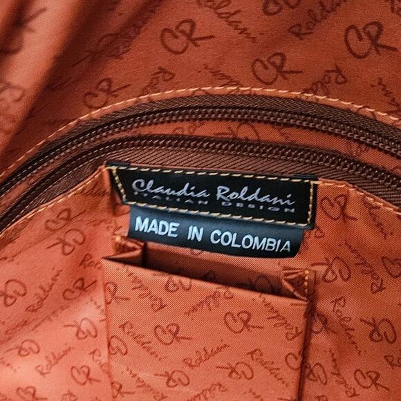 Leather Weekender Overnight Satchel Duffel Bag - Picture 11 of 14